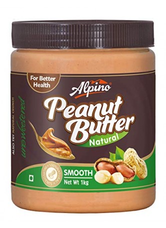 Alpino Natural Peanut Butter Smooth 1Kg